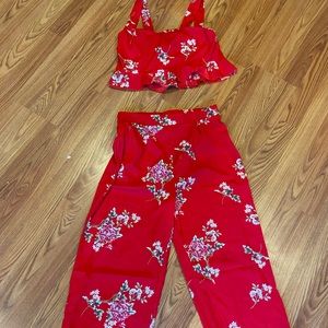 Cute top and pant set